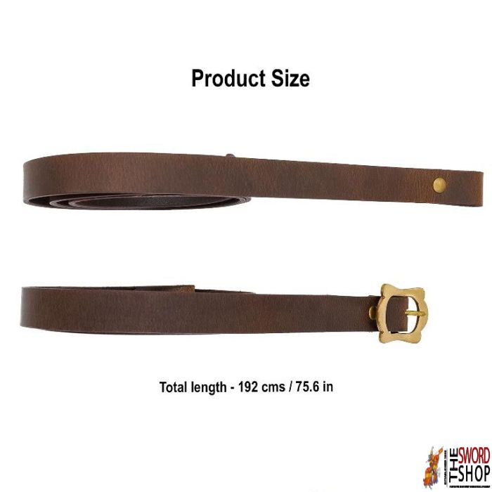 Leather Roman Baldric - Brown
