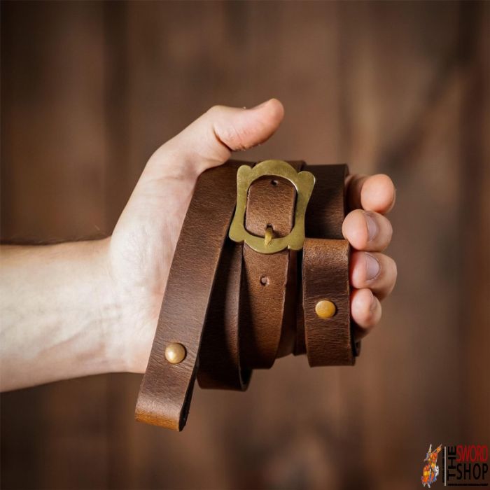 Leather Roman Baldric - Brown