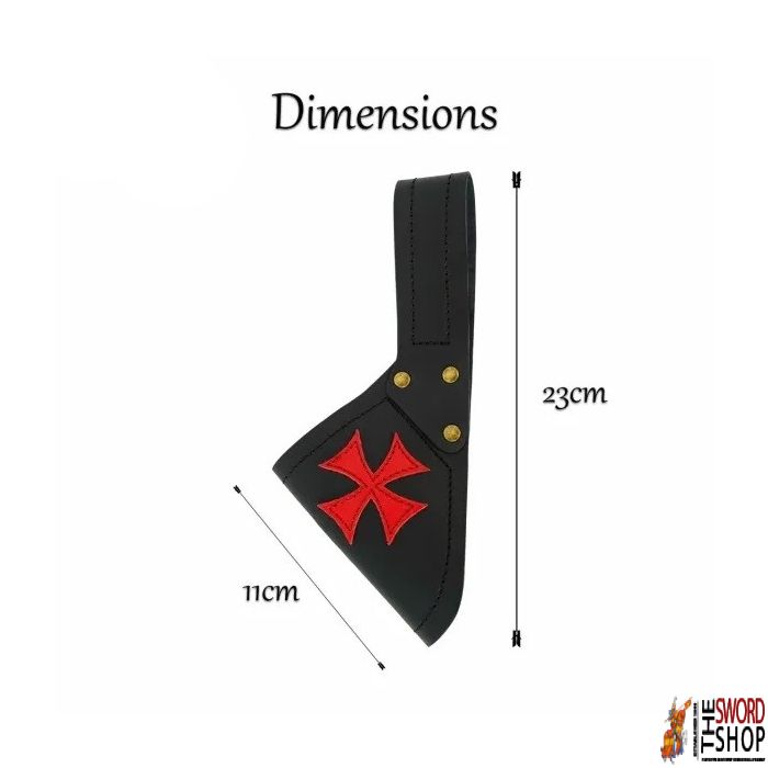 Crusader Knight Leather Sword Frog