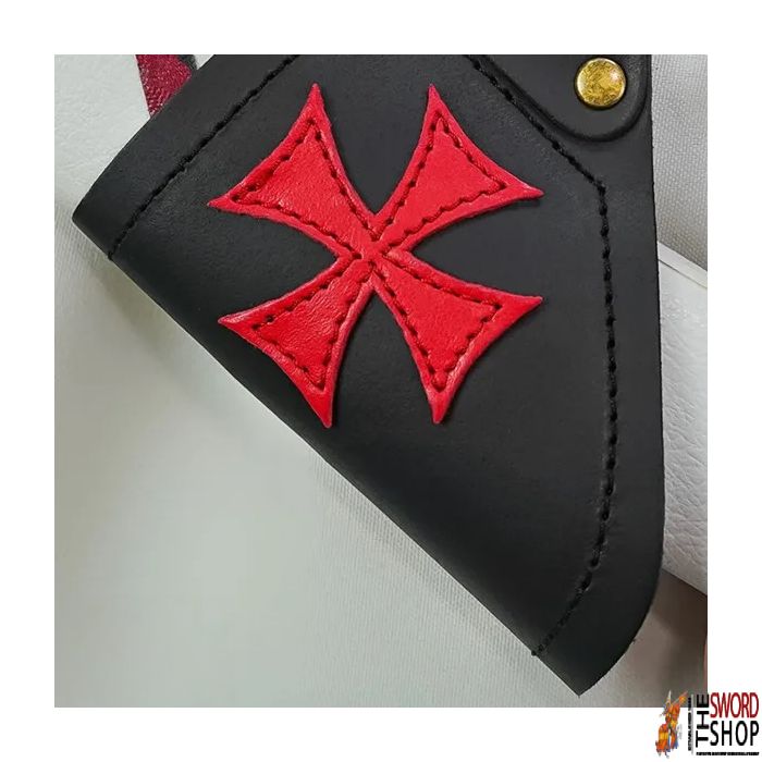 Crusader Knight Leather Sword Frog