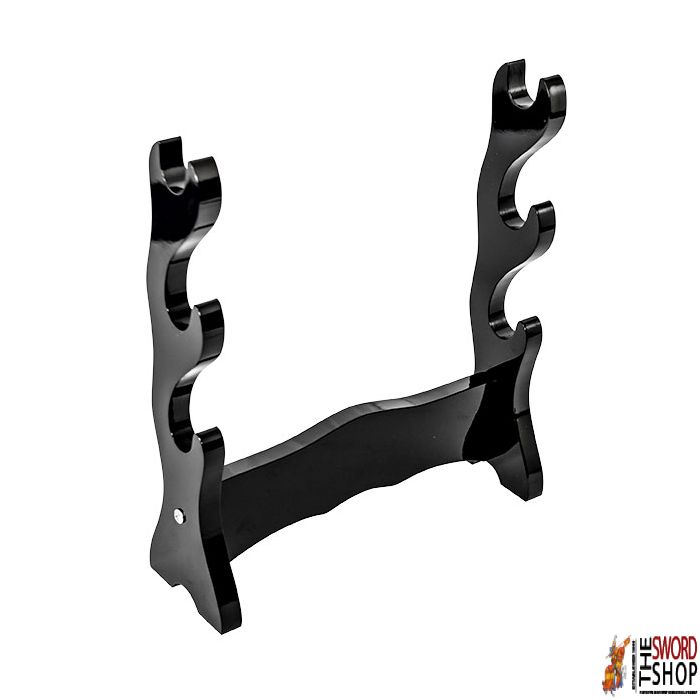 Display Stand - 3 Swords - Black