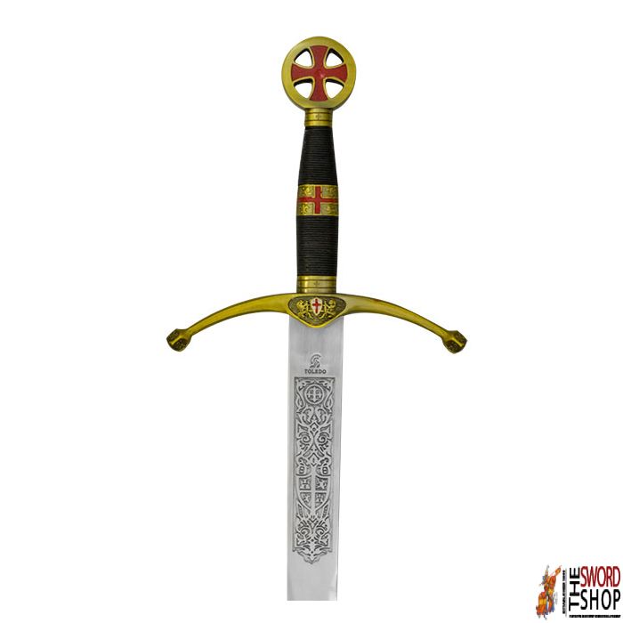 Crusader Sword (Brass Hilt) with Scabbard