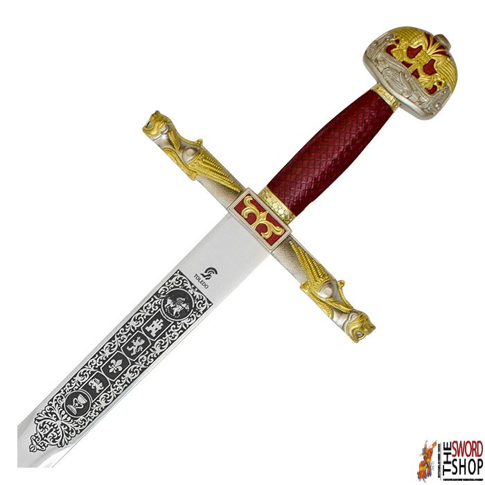 Charlemagne Sword with Scabbard - Deluxe