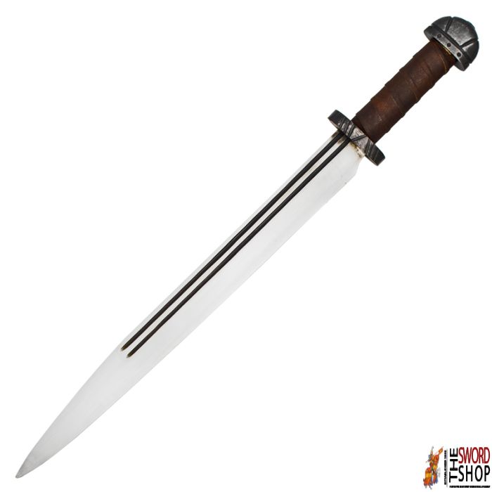 Viking Long Seax with Leather Grip