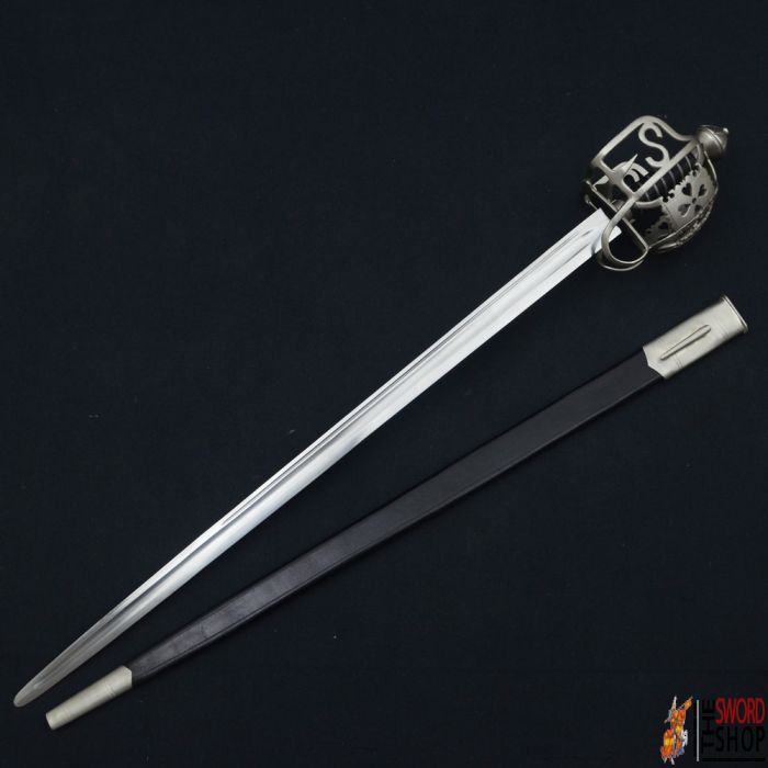Jacobite Scottish Officer's Basket Broadsword