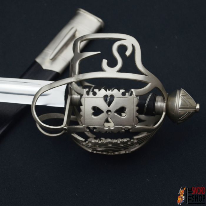 Jacobite Scottish Officer's Basket Broadsword