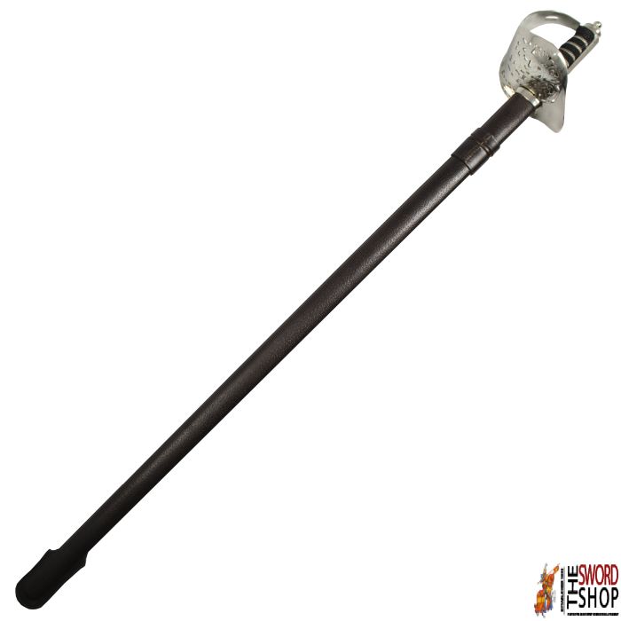 Premium British Infantry Officer's Sword - ER 1897 Pattern (Leather Scabbard)
