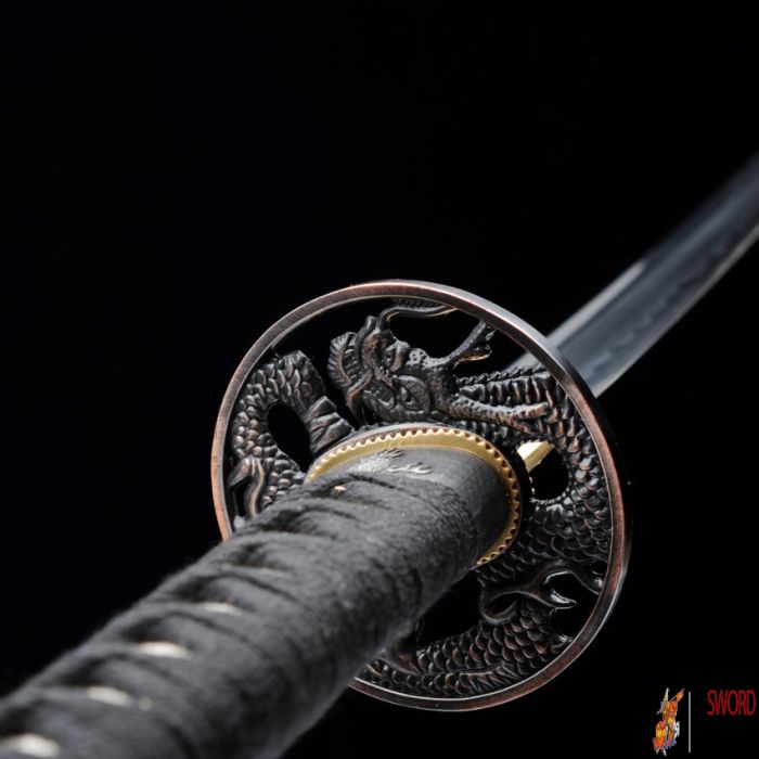 Samurai Sword Clay Tempered Katana Model 12
