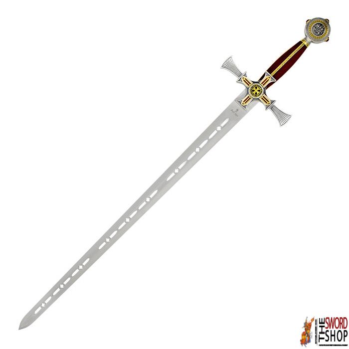 Grand Master of Templars Sword - Damascene
