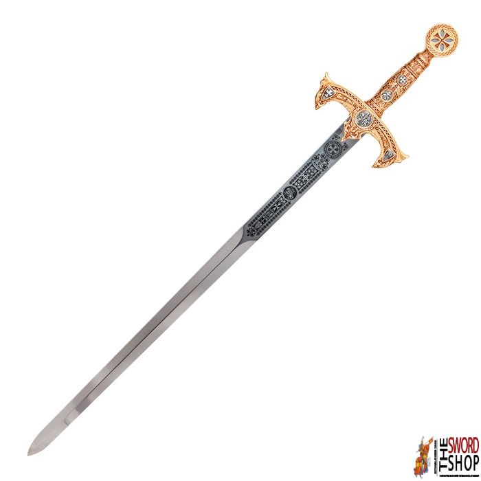 Antique Gold - Grand Master of Templars Sword