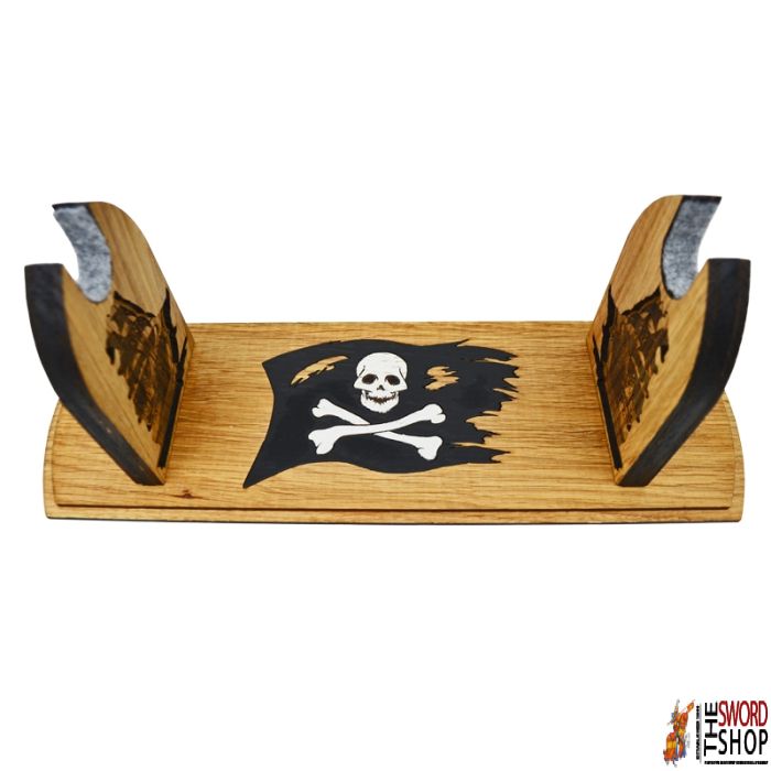Pirate Sword Stand - Oak