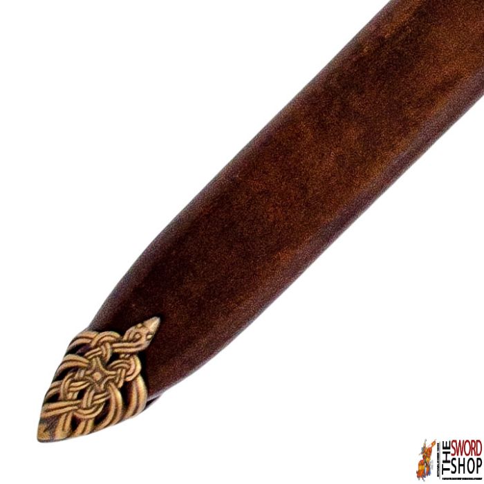 Peterson Type D Bronze Hilt Viking Sword - Leather Grip