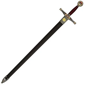 Excalibur Cadet Sword with Scabbard - Deluxe