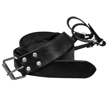 Late Medieval Sword Belt - Black