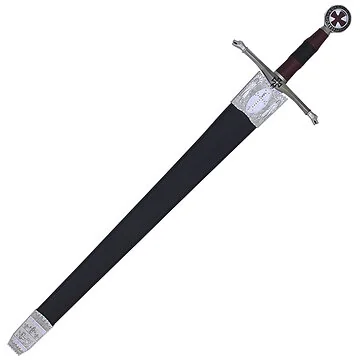 Knights Templar Sword with Scabbard