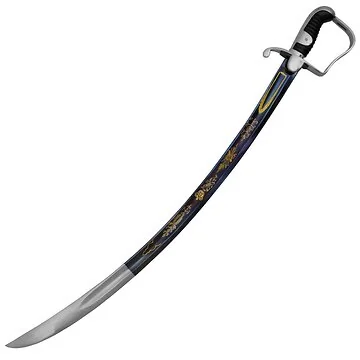 British Light Cavalry Sabre - 1796 Pattern - Blue Etching